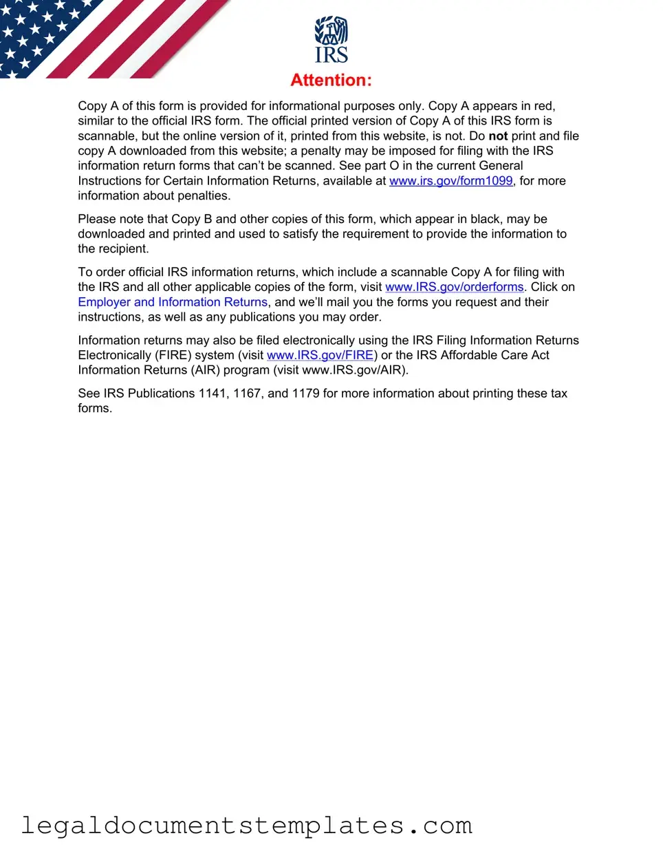 Free IRS 1099-C PDF Form