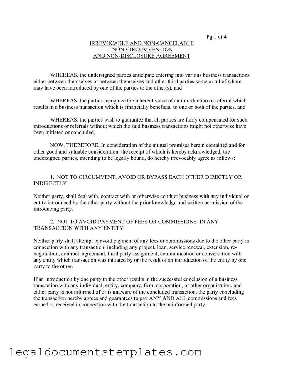 Free Ncnd PDF Form