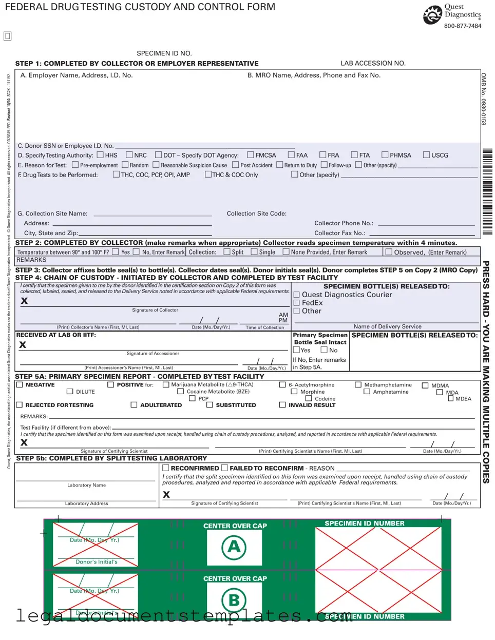 Free Drug Screen PDF Form