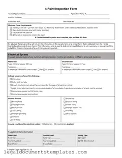 Free 4 Point Inspection PDF Form