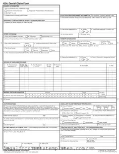 Free Ada Dental Claim PDF Form
