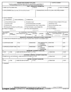 Free Da 31 PDF Form