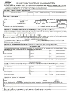 Free California Fotm Reg 262 PDF Form