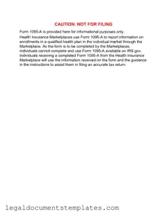 Free IRS 1095-A PDF Form