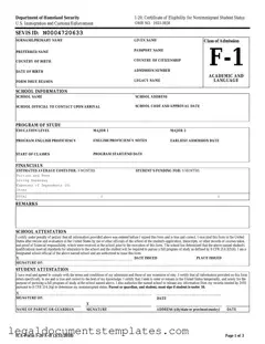 Free I 20 PDF Form