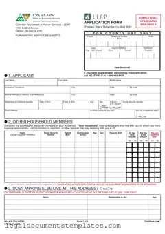 Free Leap application IML-4 PDF Form