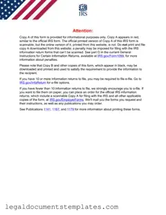 Free IRS 1099-MISC PDF Form