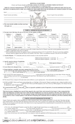 Free Renewal Lease Nyc PDF Form