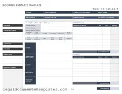Free Roofing Estimate PDF Form