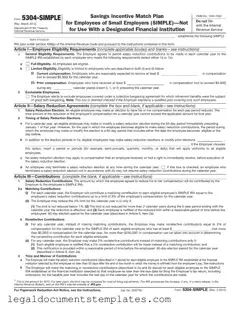 Free IRS 5304-SIMPLE PDF Form