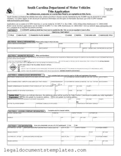 Free Sc Dmv 400 PDF Form