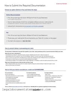 Free Asurion F-017-08 MEN PDF Form