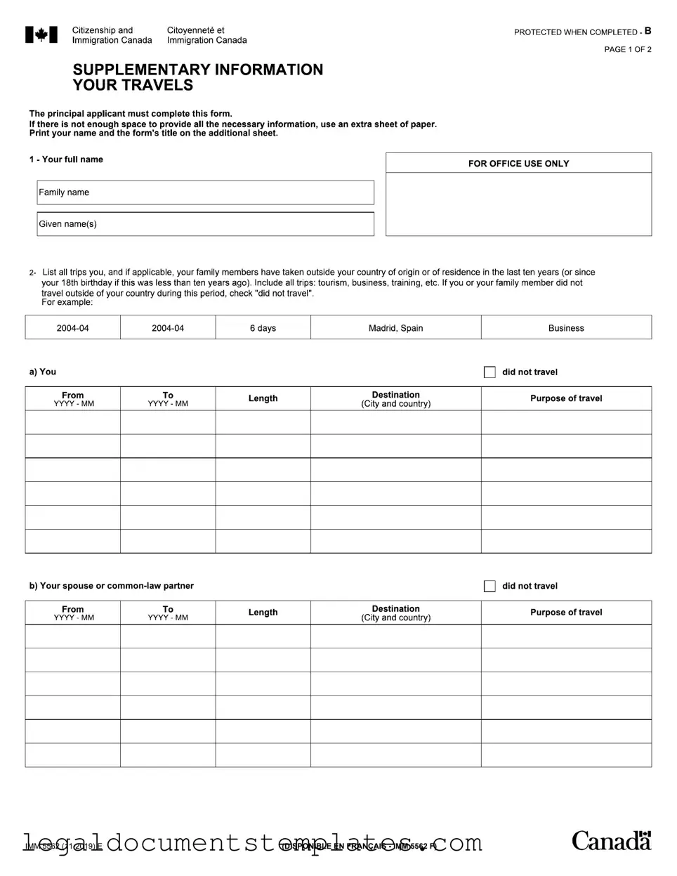 Free Imm 5562 PDF Form